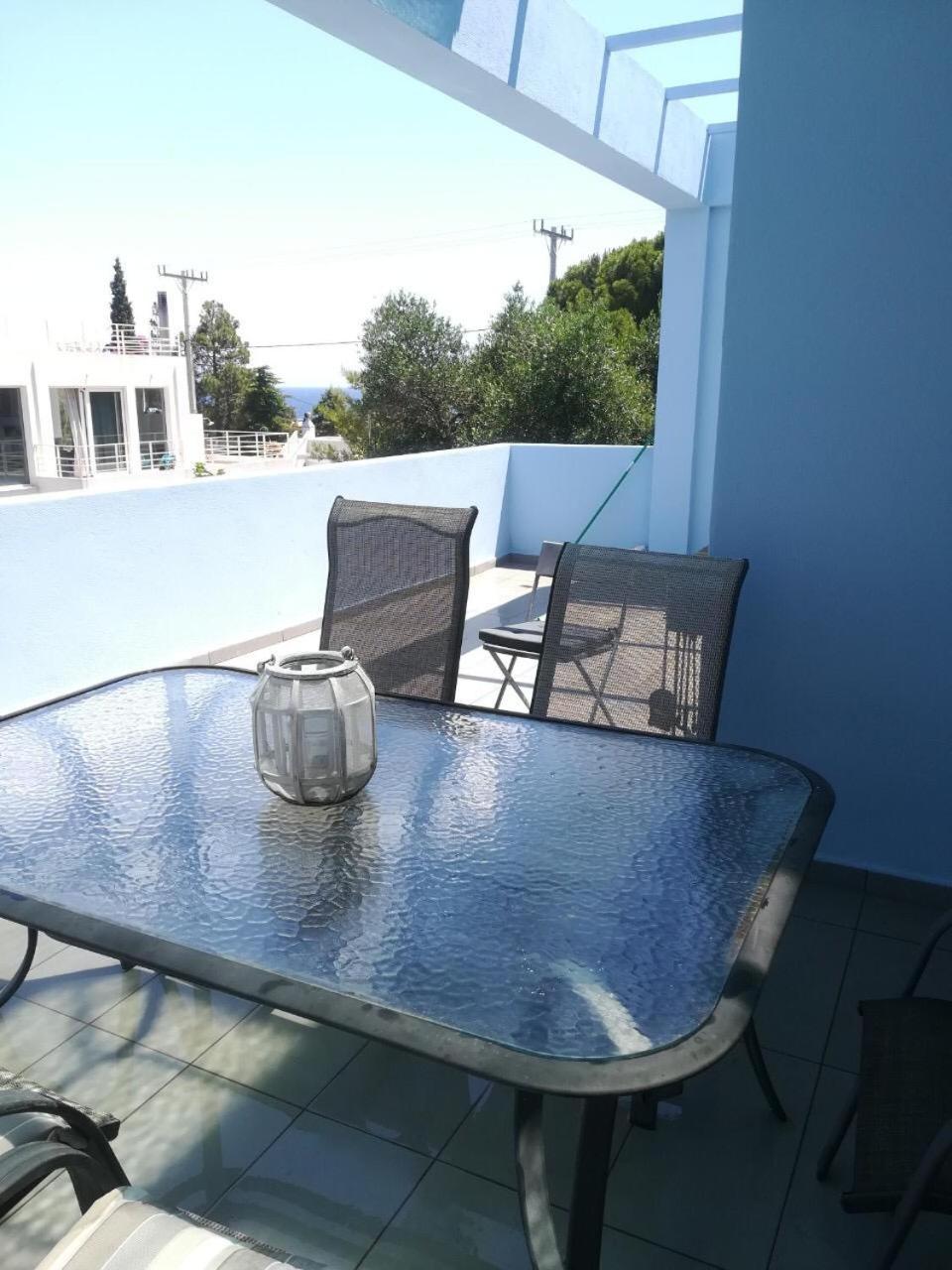 Mina'S Villa, 200M From The Beach Pórto Ráfti 外观 照片