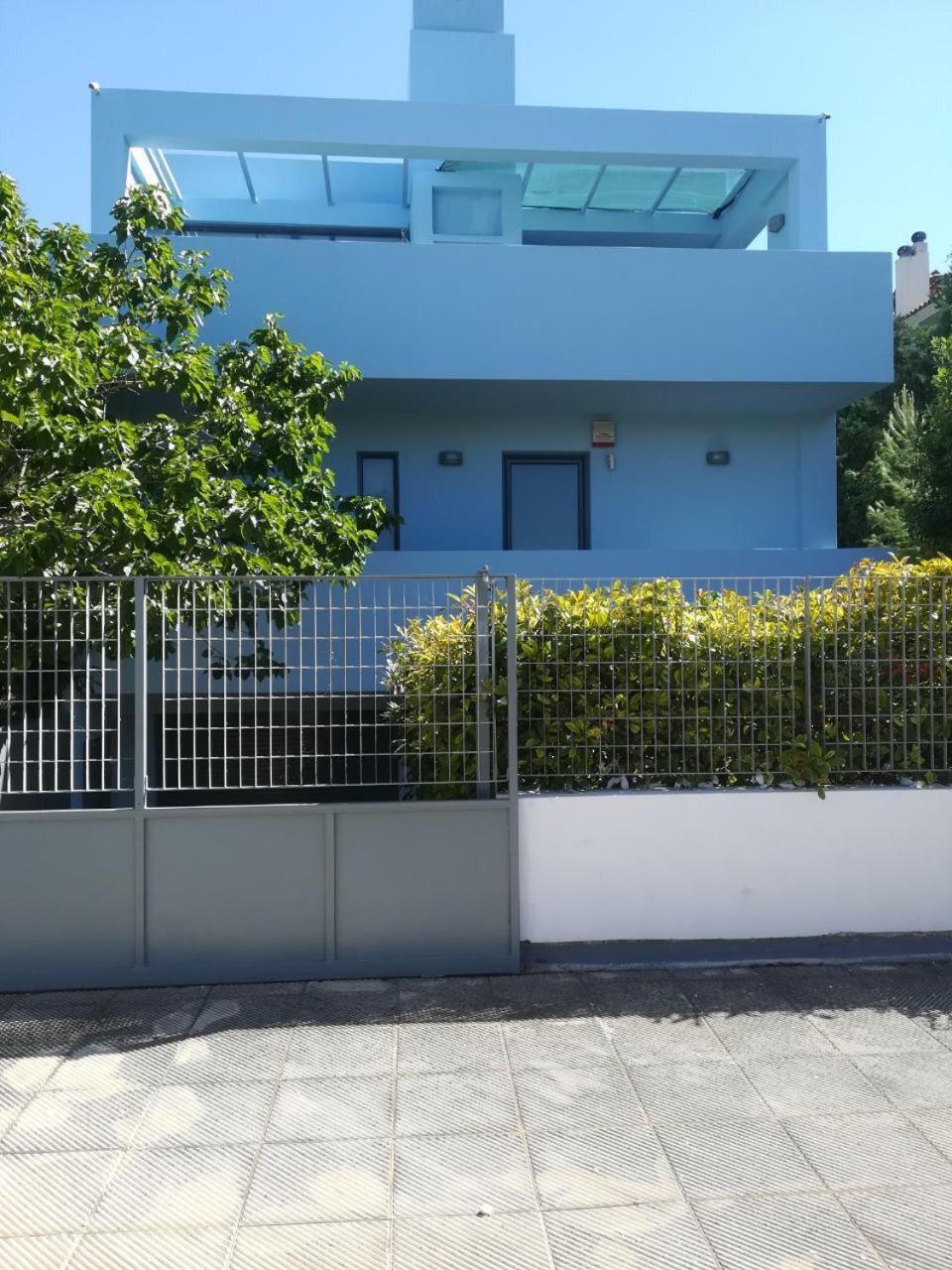 Mina'S Villa, 200M From The Beach Pórto Ráfti 外观 照片